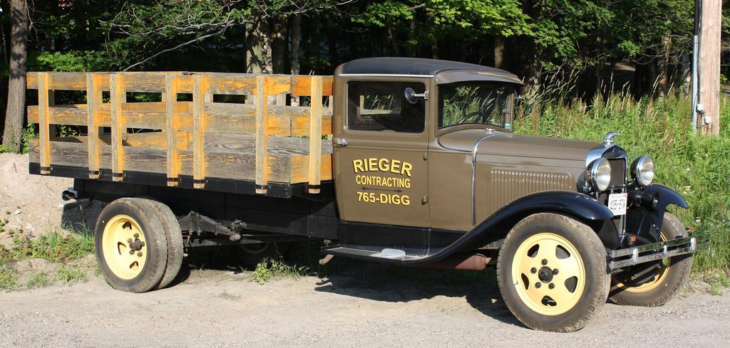 Ford Model AA (1930 ford model aa flatbed truck)