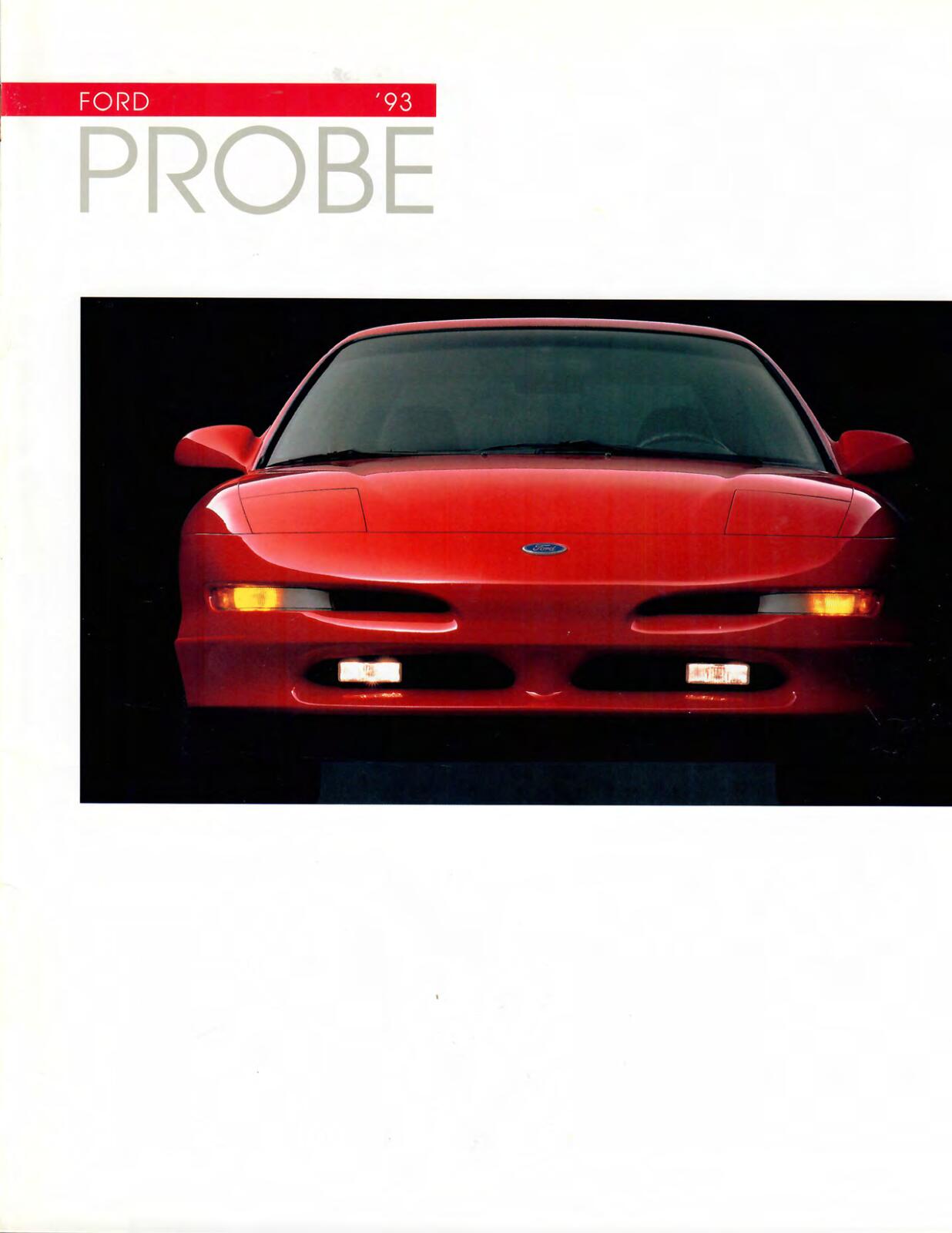 1993 Ford Probepdf 109 Mb Katalogy A Prospekty Anglicky En 7465